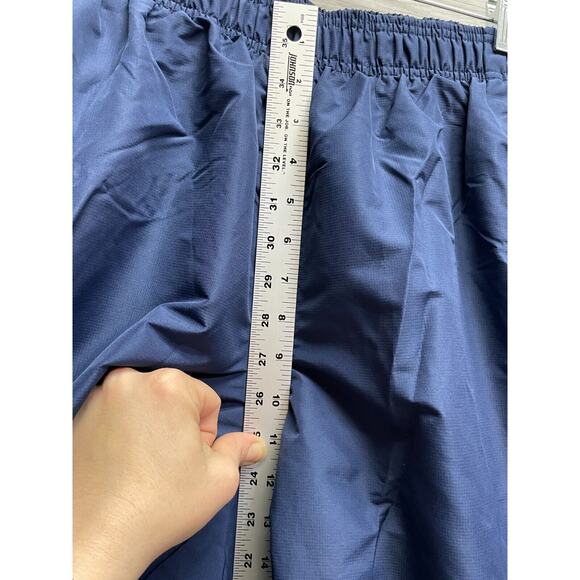 Vtg Nike Track Pants Mens Large Blue Warmup Snap Breakaway Gray Tag Y2K - Picture 7 of 16